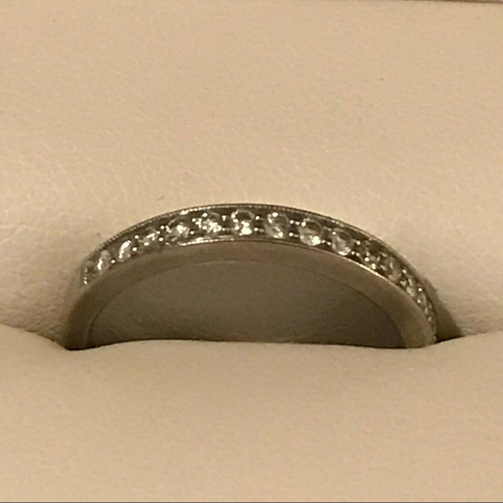 Size 7 diamond wedding band